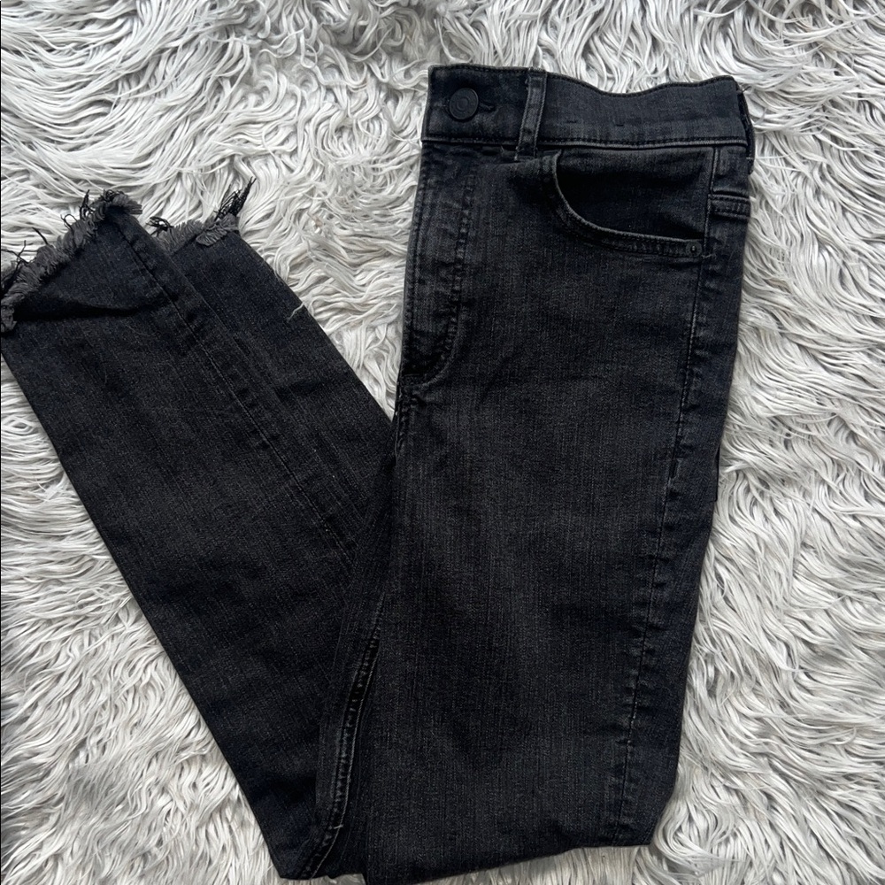 Express Women's Black Ankle Jeans